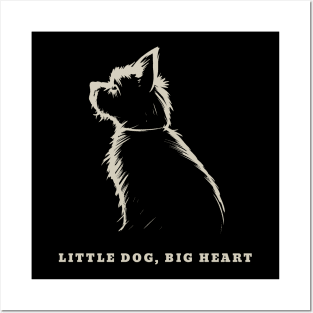 Little Dog, Big Heart: A Bundle of Love Posters and Art